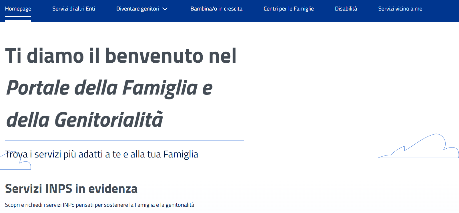 Copertina di Nuovo portale delle famiglie INPS 2026